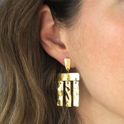 Pendiente de latón troquelado 2