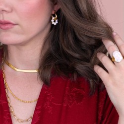 Criolla de latón con perla 2